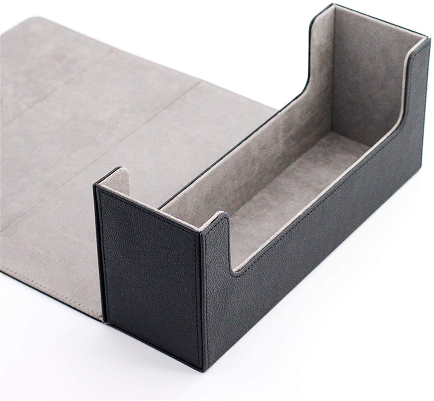 おもちゃの神様 大容量 デッキケース PUレザー ワンタッチマグネットホルダー収納可能