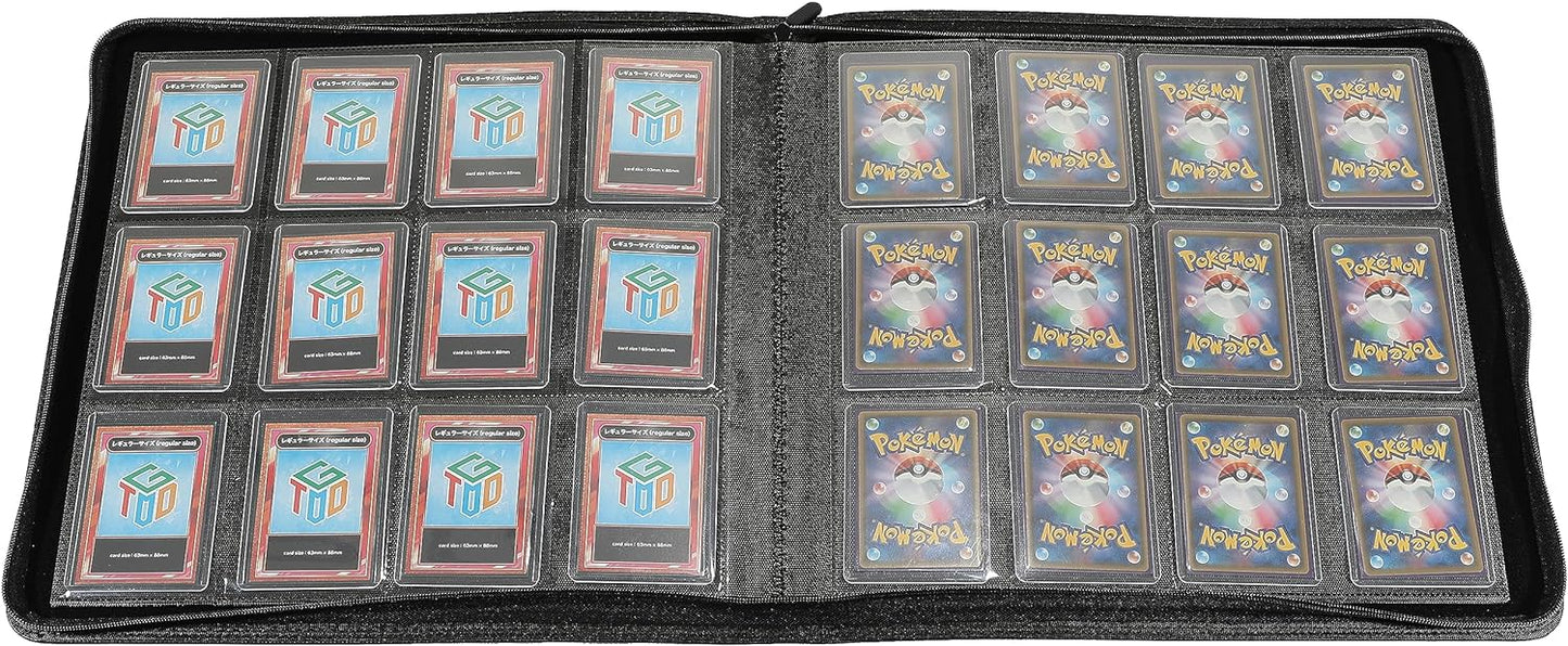 おもちゃの神様 カードファイル ローダー用ファイル トップローダー/サイドローダーに入れたままカードを収納可能 ファスナーあり